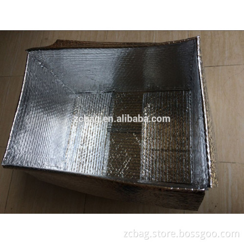 Insulation Cooler Carton Foil Thermal Insulation Boxe For Insulation material reusable thermal pallet cover for transportation